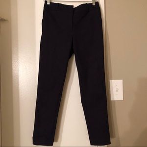 LOFT Navy Marisa Skinny Slacks